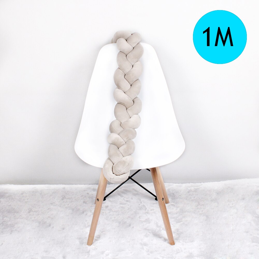 Braided Crib Bumper Baby Cushion